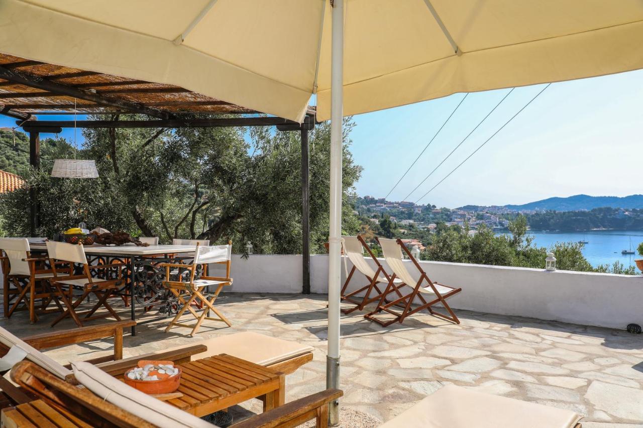 Golden View Villa Skiathos-stad Buitenkant foto